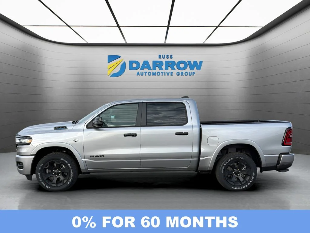 New 2026 Billet Silver Metallic Clear-Coat Exterior Paint RAM Big Horn/Lone Star image 2