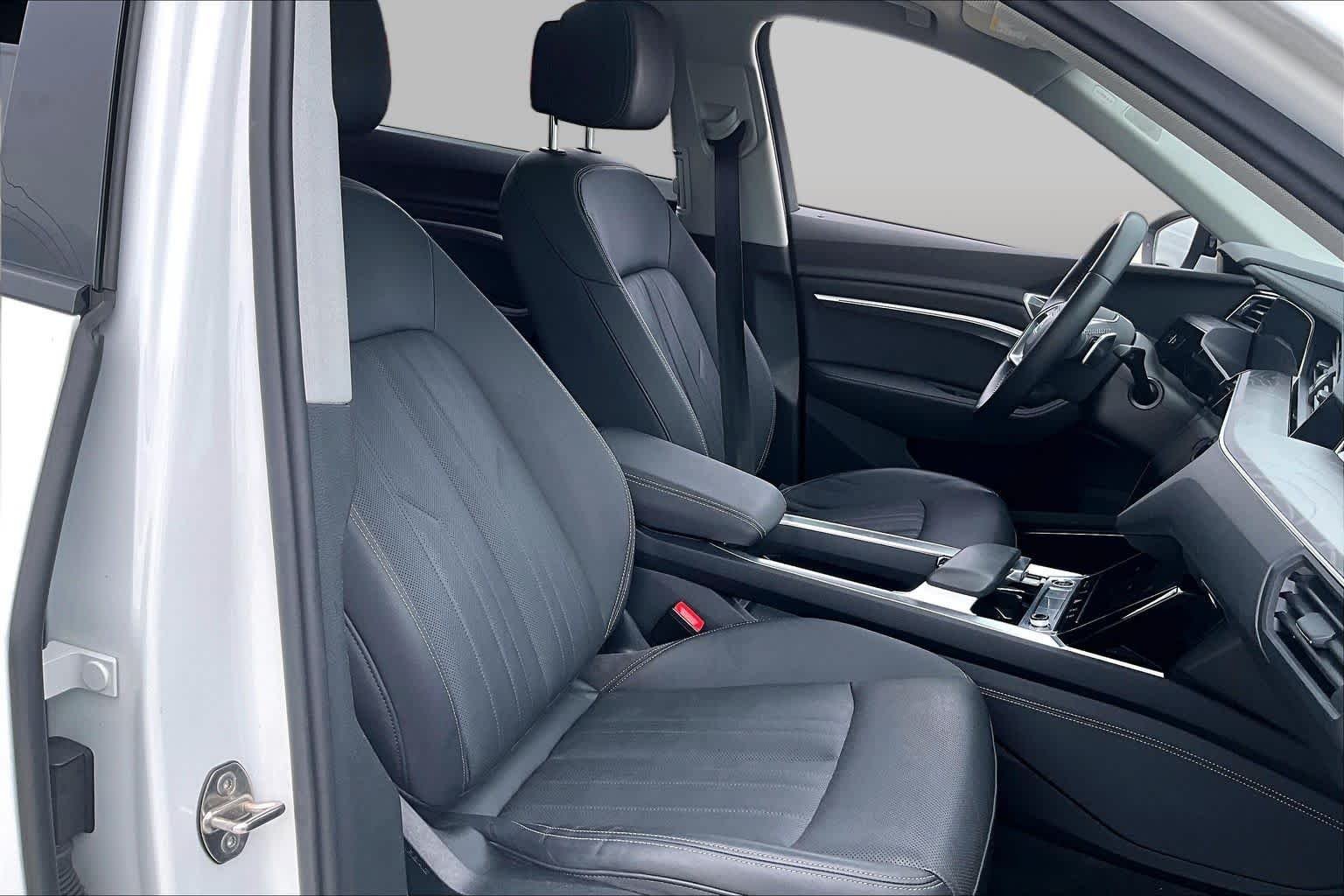 Used 2021 Glacier White Metallic Audi Premium Plus image 8