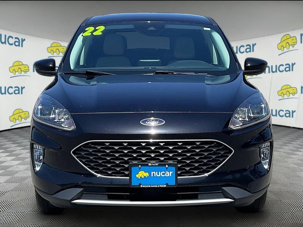 Used 2022 Agate Black Metallic Ford SEL image 2
