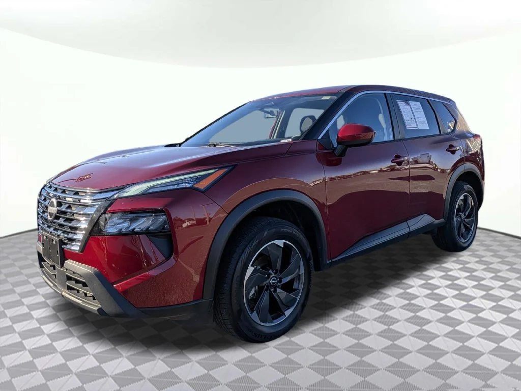 Certified Used 2025 Scarlet Red Nissan SV image 4