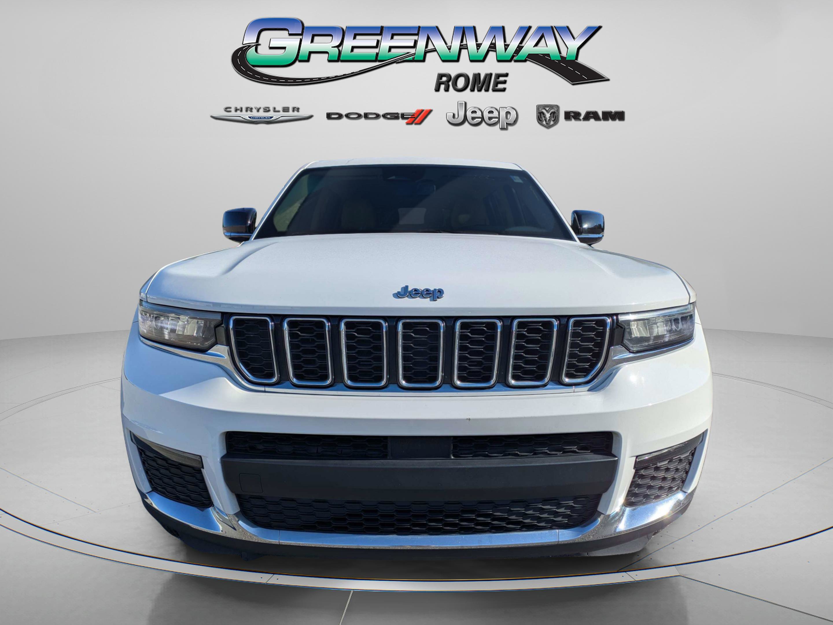 Used 2021 Bright White Clearcoat Jeep Limited image 3