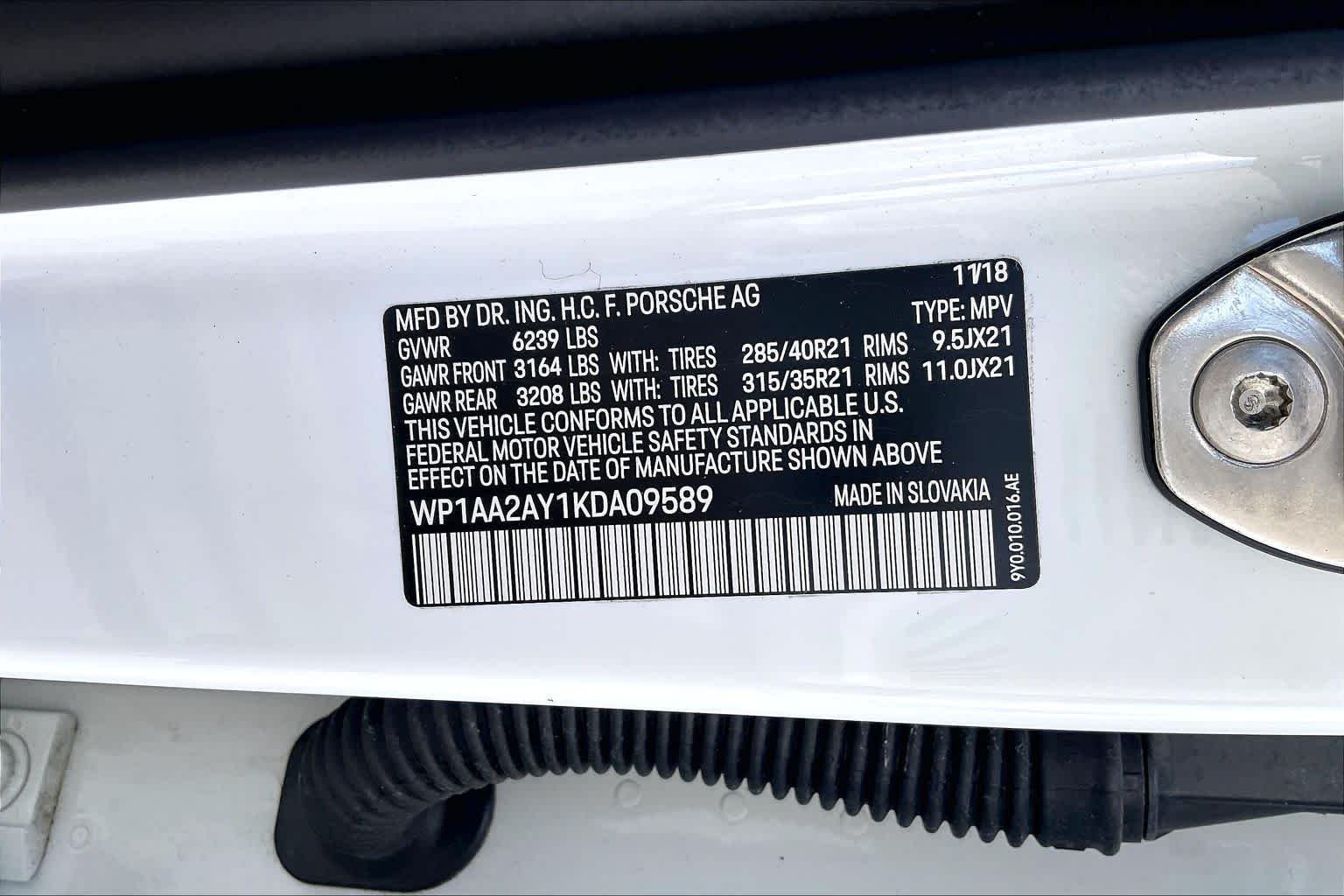 Used 2019 Carrara White Metallic Porsche  image 34