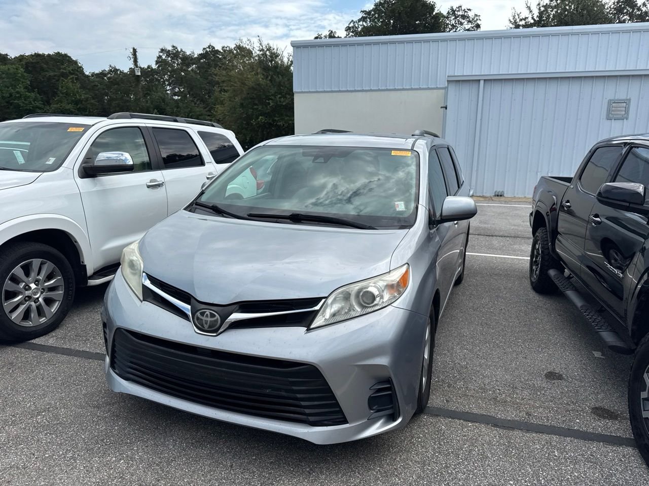 Used 2018 Silver Toyota LE image 1