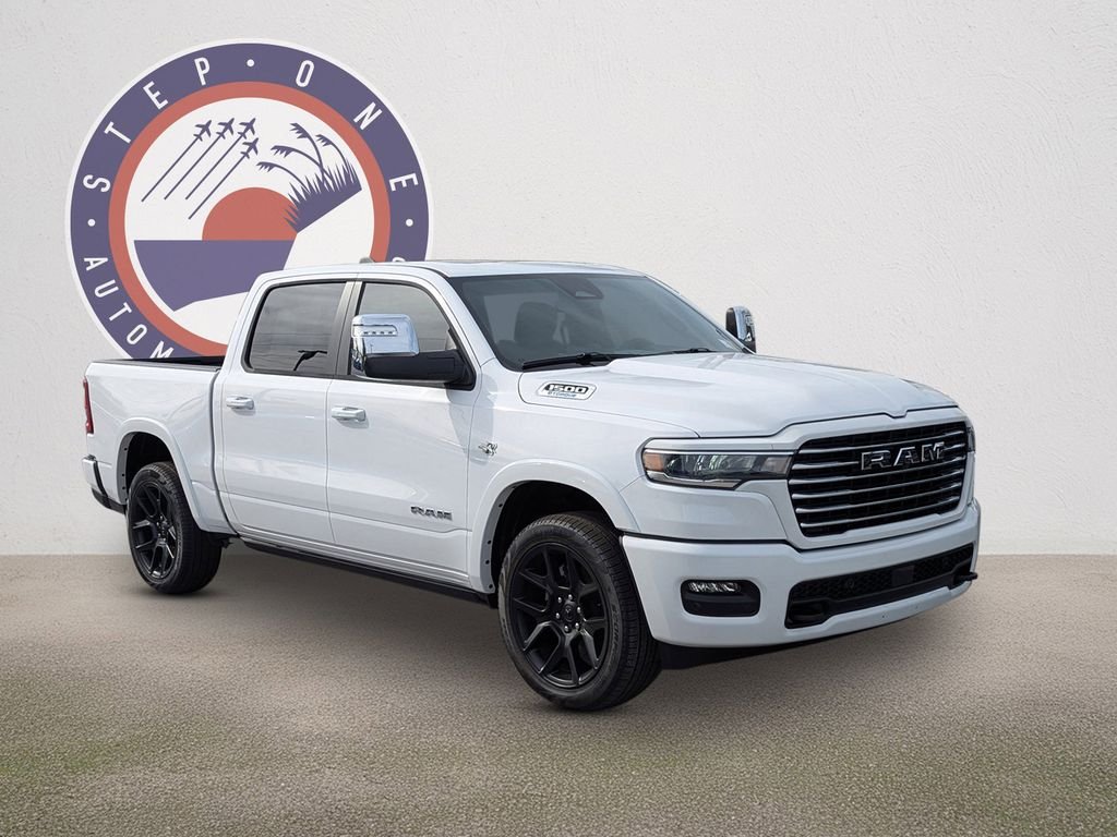 New 2026 Bright White Clear-Coat Exterior Paint Ram Laramie image 2
