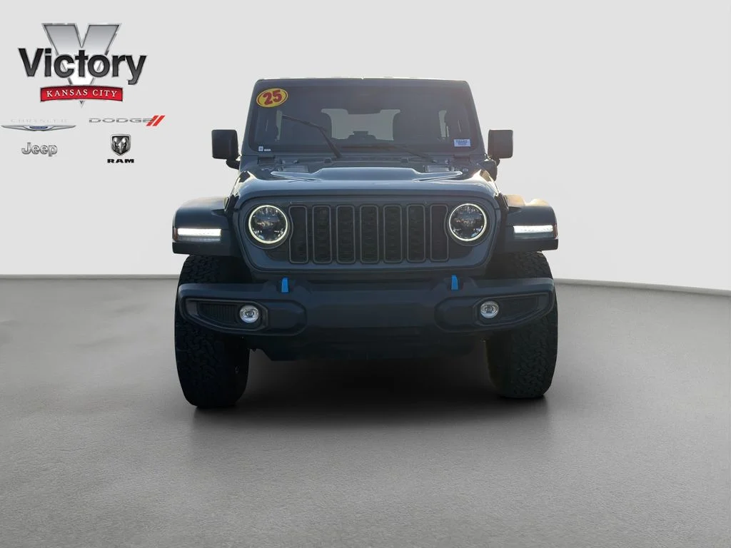 Used 2025 Jeep Wrangler 4xe Rubicon 4XE with VIN 1C4RJXR69SW584483 for sale in Kansas City, KS