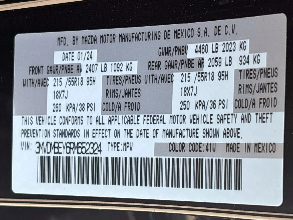 Certified Used 2024 Jet Black Mazda 2.5 Turbo Premium Plus Package w/Premium Plus Package image 34