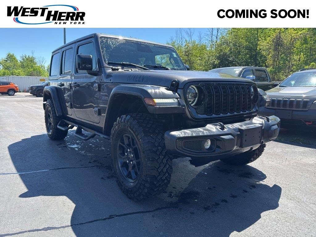 Used 2025 Granite Crystal Metallic Clearcoat Jeep Willys image 1
