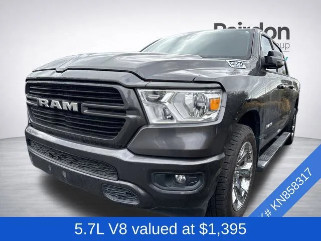 Used 2019 Granite Crystal Metallic Clearcoat Ram Big Horn/Lone Star image 3