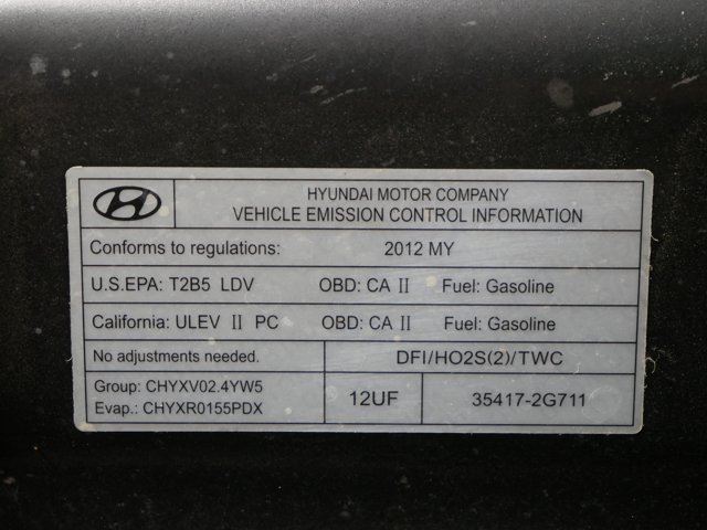 Used 2012 Midnight Black Hyundai SE image 28