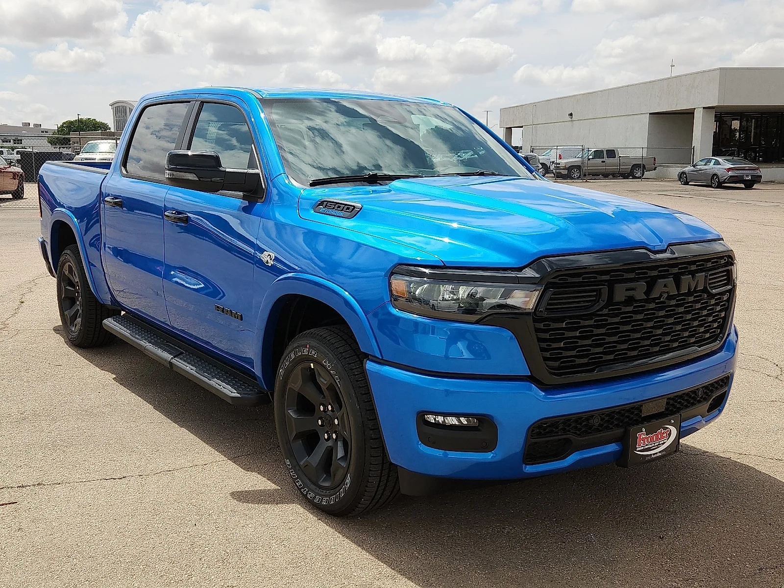 New 2026 Hydro Blue Pearl-Coat  Paint Ram LONE STAR CREW CAB 4X4 5