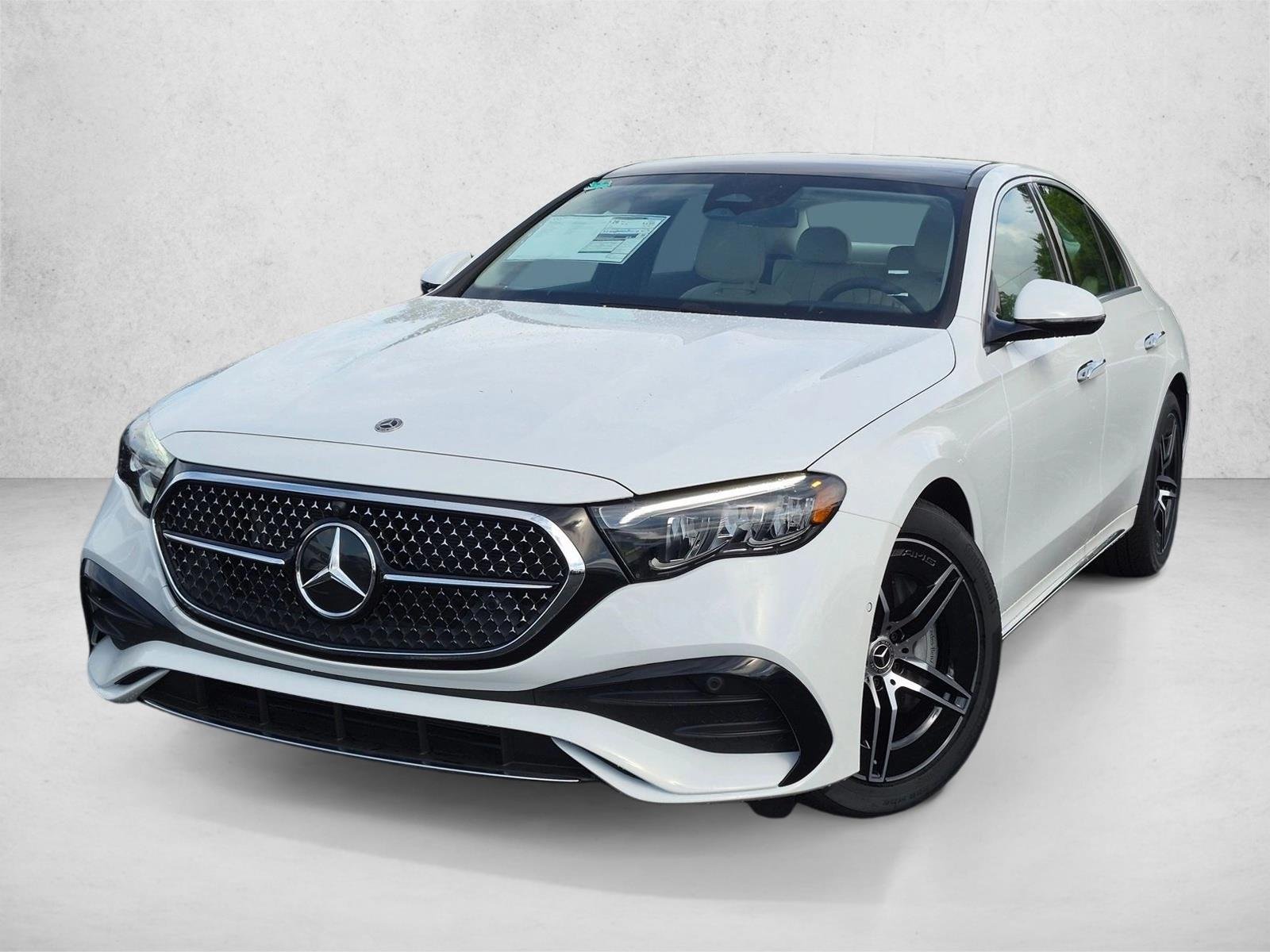 New 2026 Polar White Mercedes-Benz E450 image 1