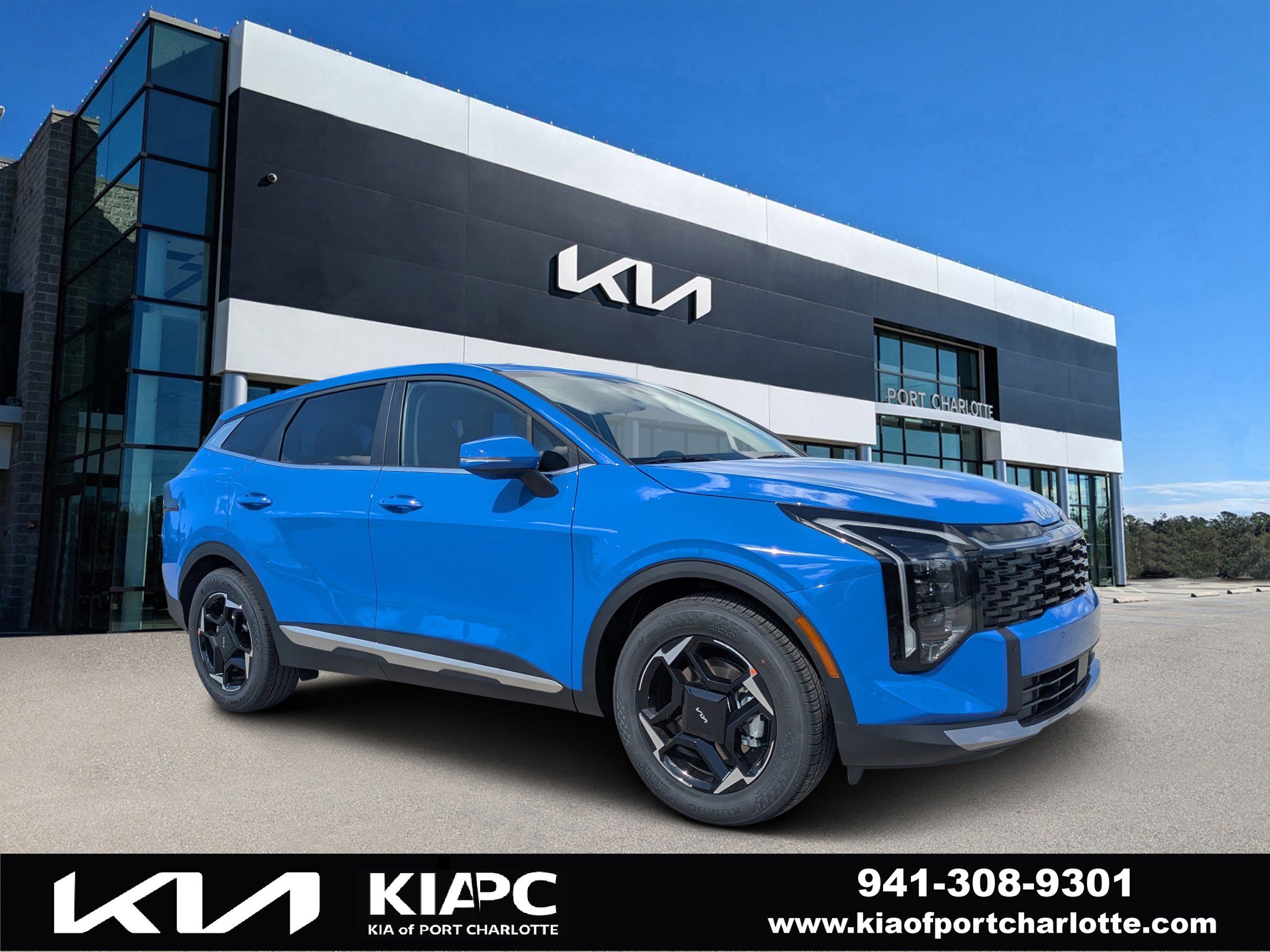 New 2026 Nebular Blue Kia EX image 1