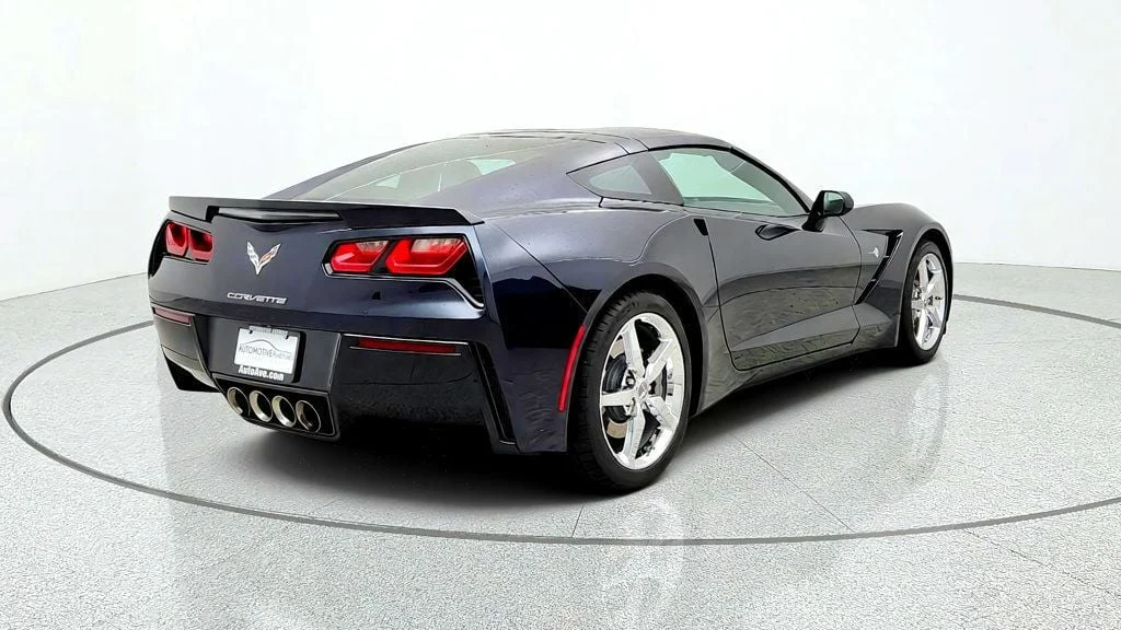 Used 2014 Night Race Blue Metallic Chevrolet 2dr Coupe w/2LT, Chrome Wheels, Performance Exhaust & Navigation image 5