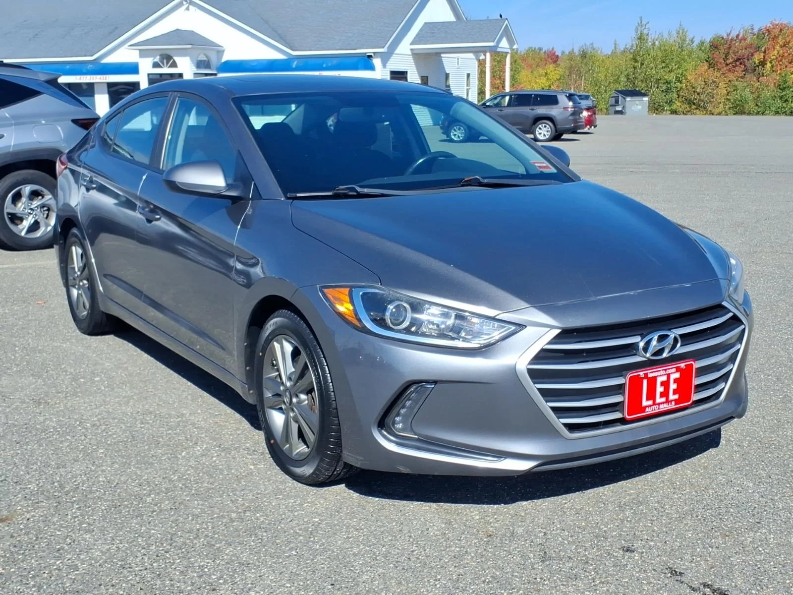 Used 2018 Machine Gray Hyundai Value Edition image 3