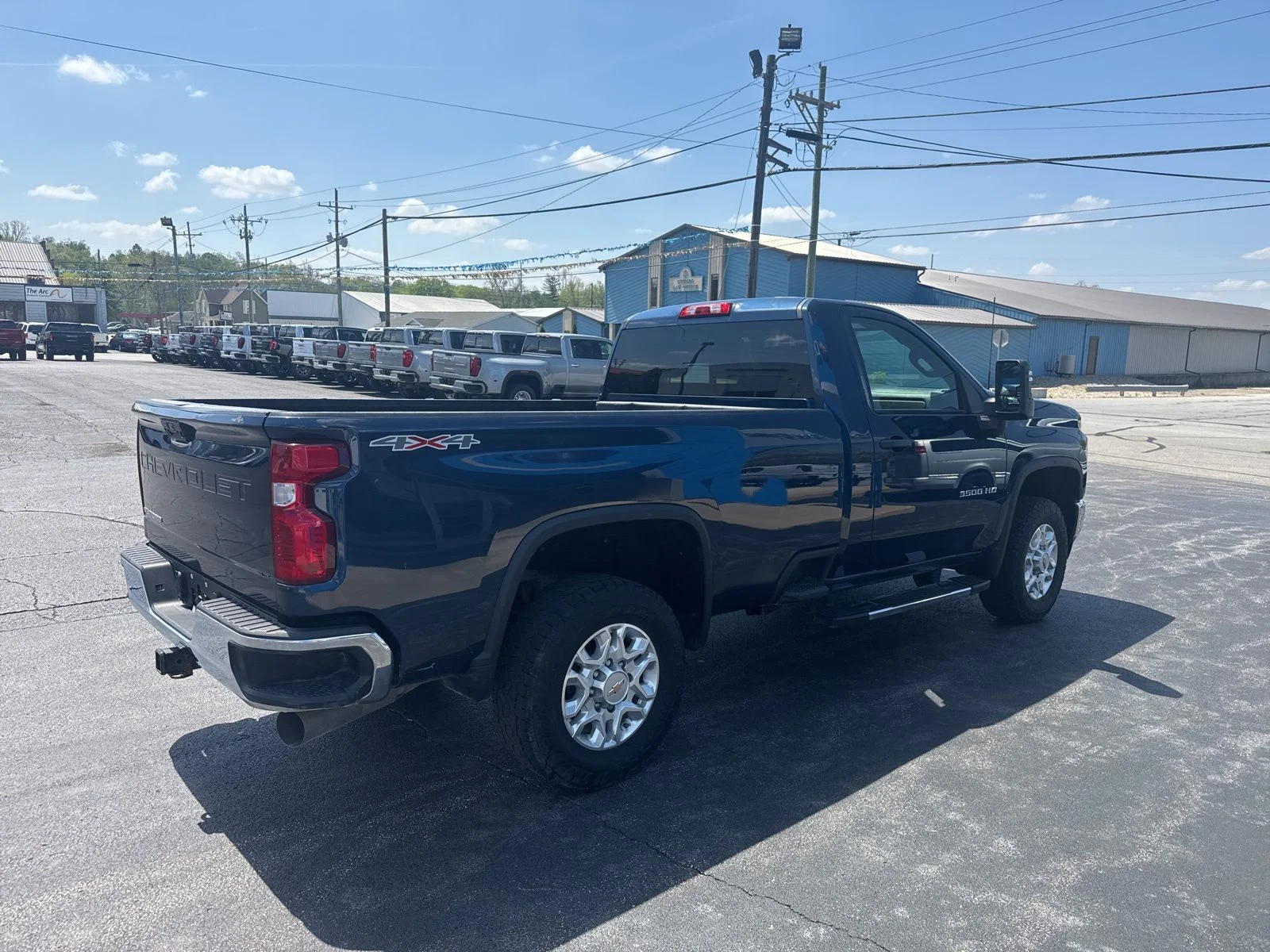Used 2021 Blue Chevrolet Work Truck image 7