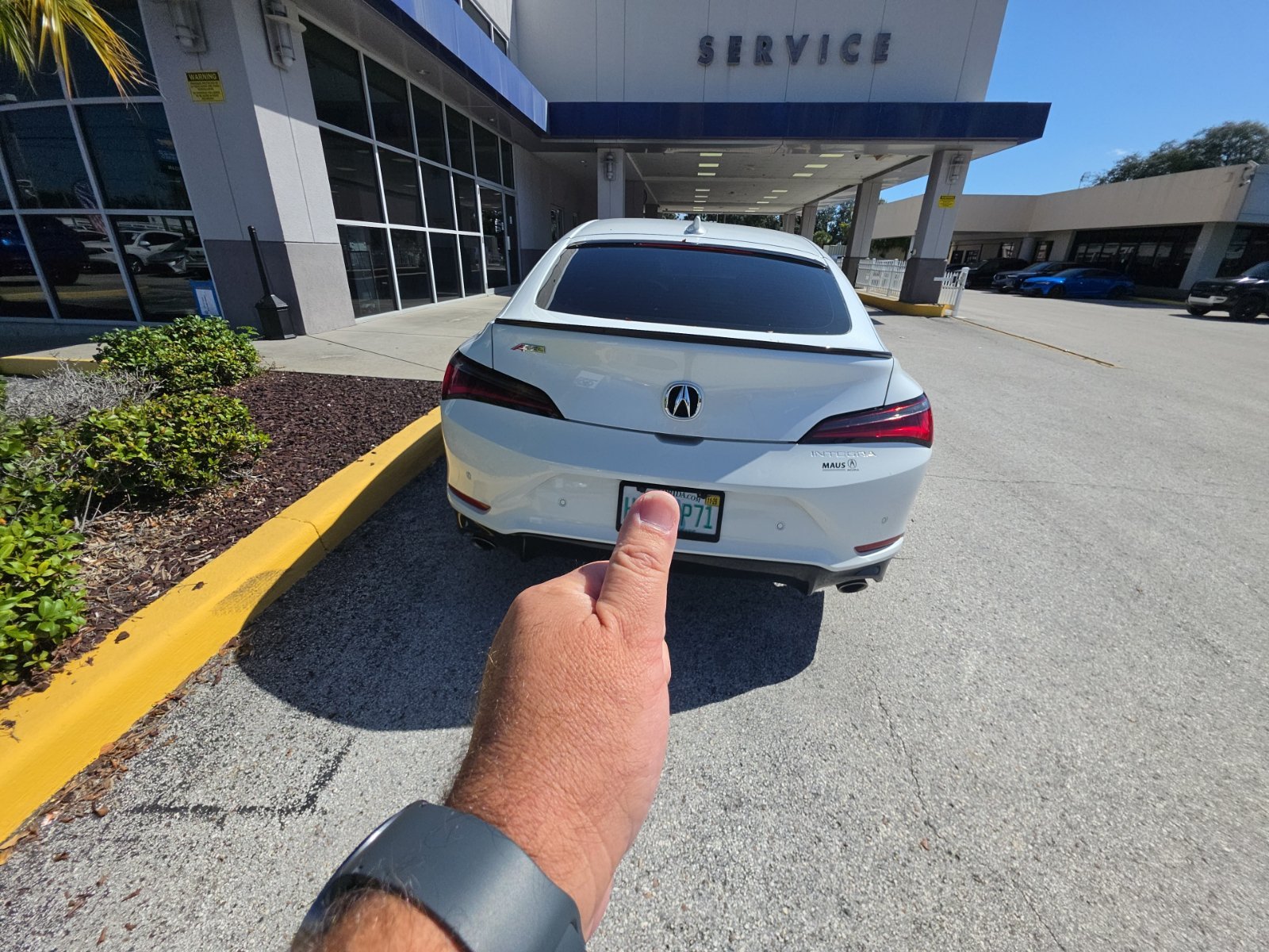 Used 2024 Platinum White Pearl Acura A-Spec Tech Package image 6