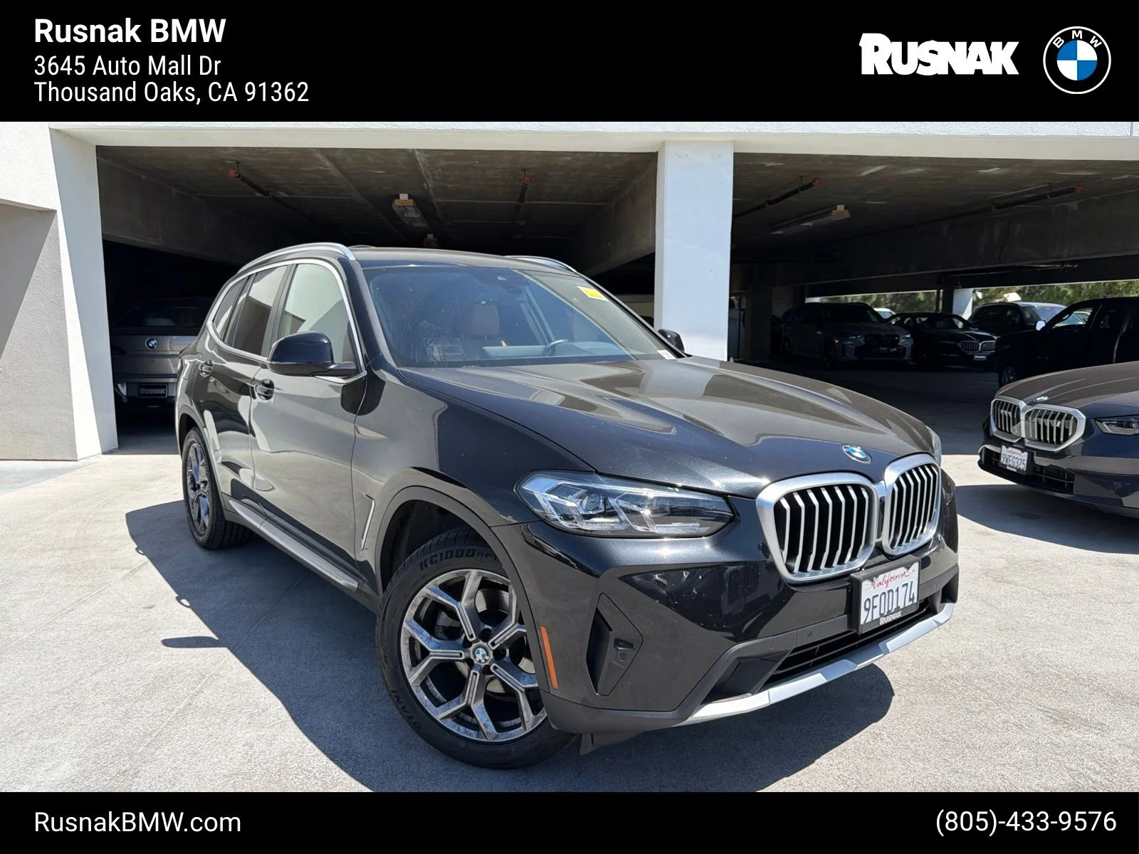 Certified Used 2023 Black Sapphire Metallic BMW sDrive30i image 1