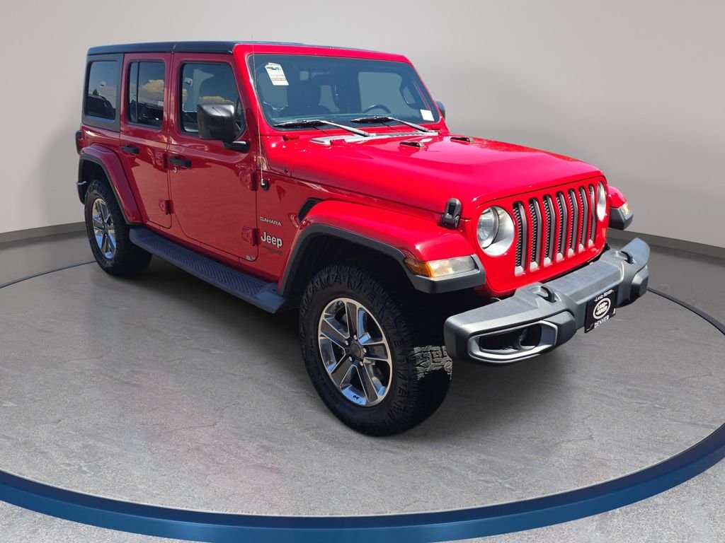 Used 2019 Red Jeep Unlimited Sahara image 4