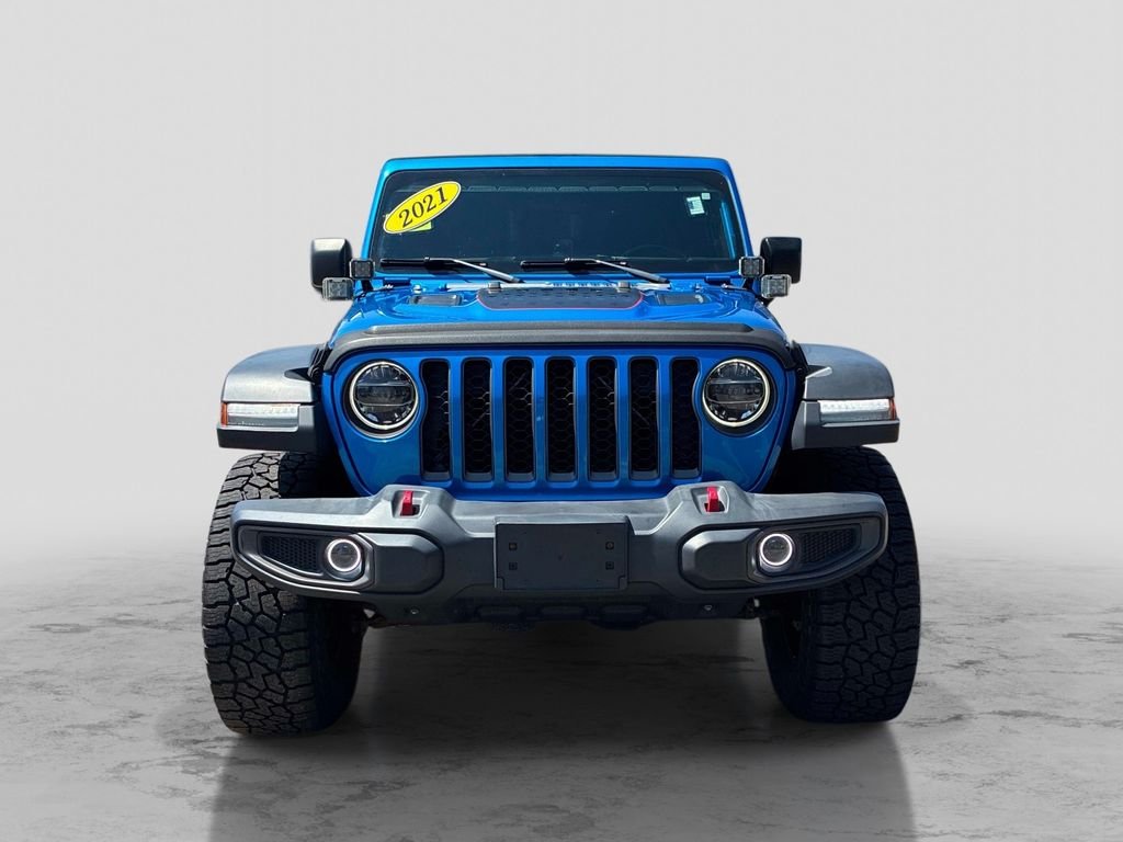 Used 2021 Blue Jeep Rubicon image 2