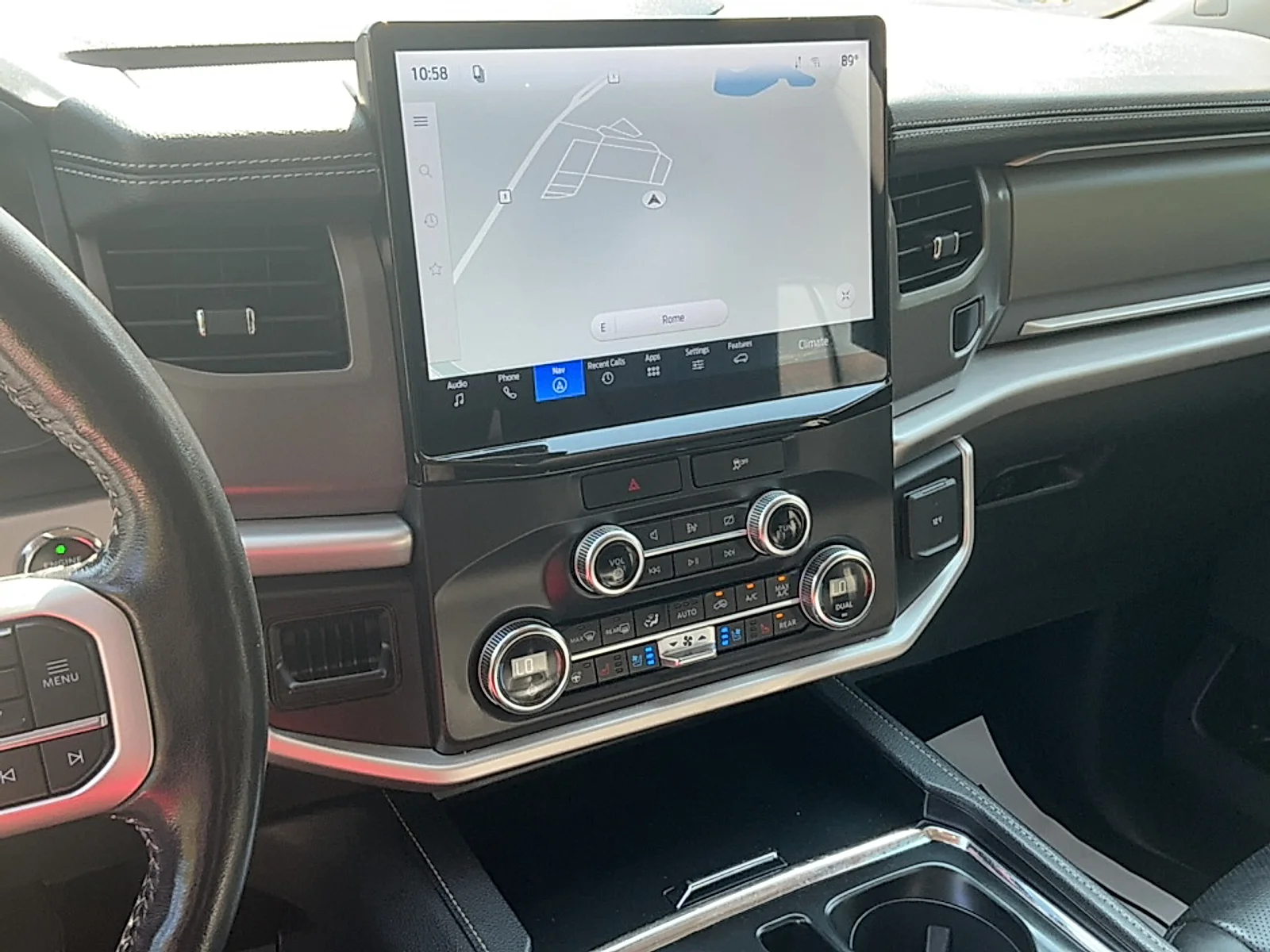 Used 2022 Dark Matter Metallic Ford XLT MAX image 9