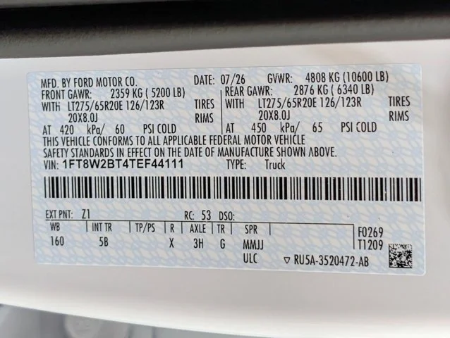 New 2026 Oxford White Ford F-250® Lariat® image 75