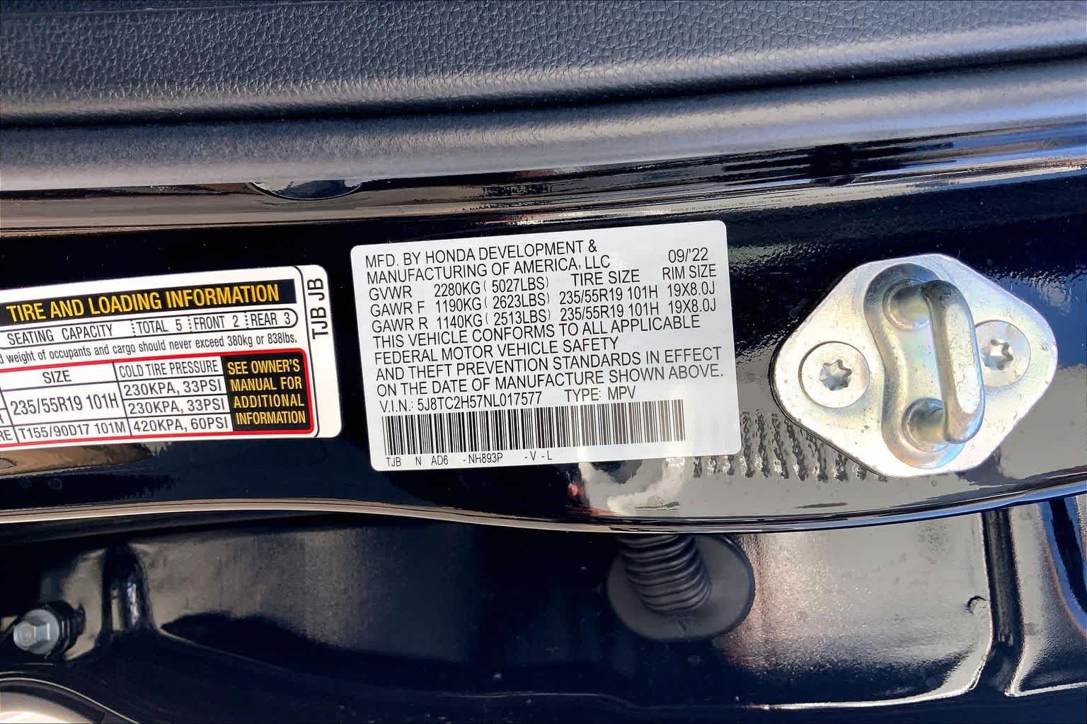 Certified Used 2022 Majestic Black Pearl Acura w/Technology Package image 37