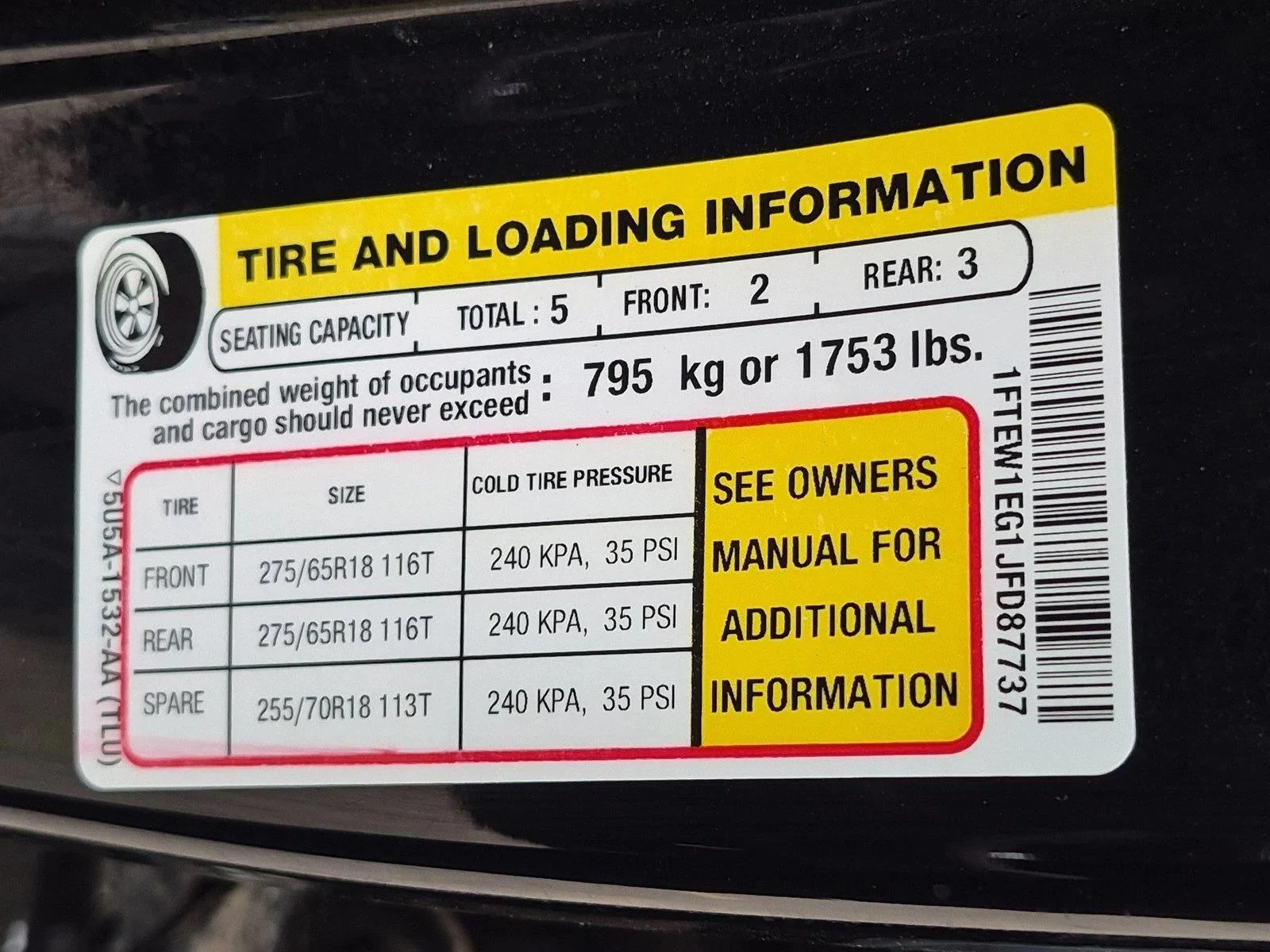 Used 2018 Black Velvet Ford King Ranch image 15