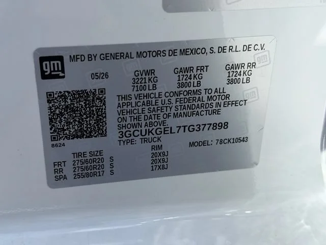 New 2026 Summit White Chevrolet LTZ image 15