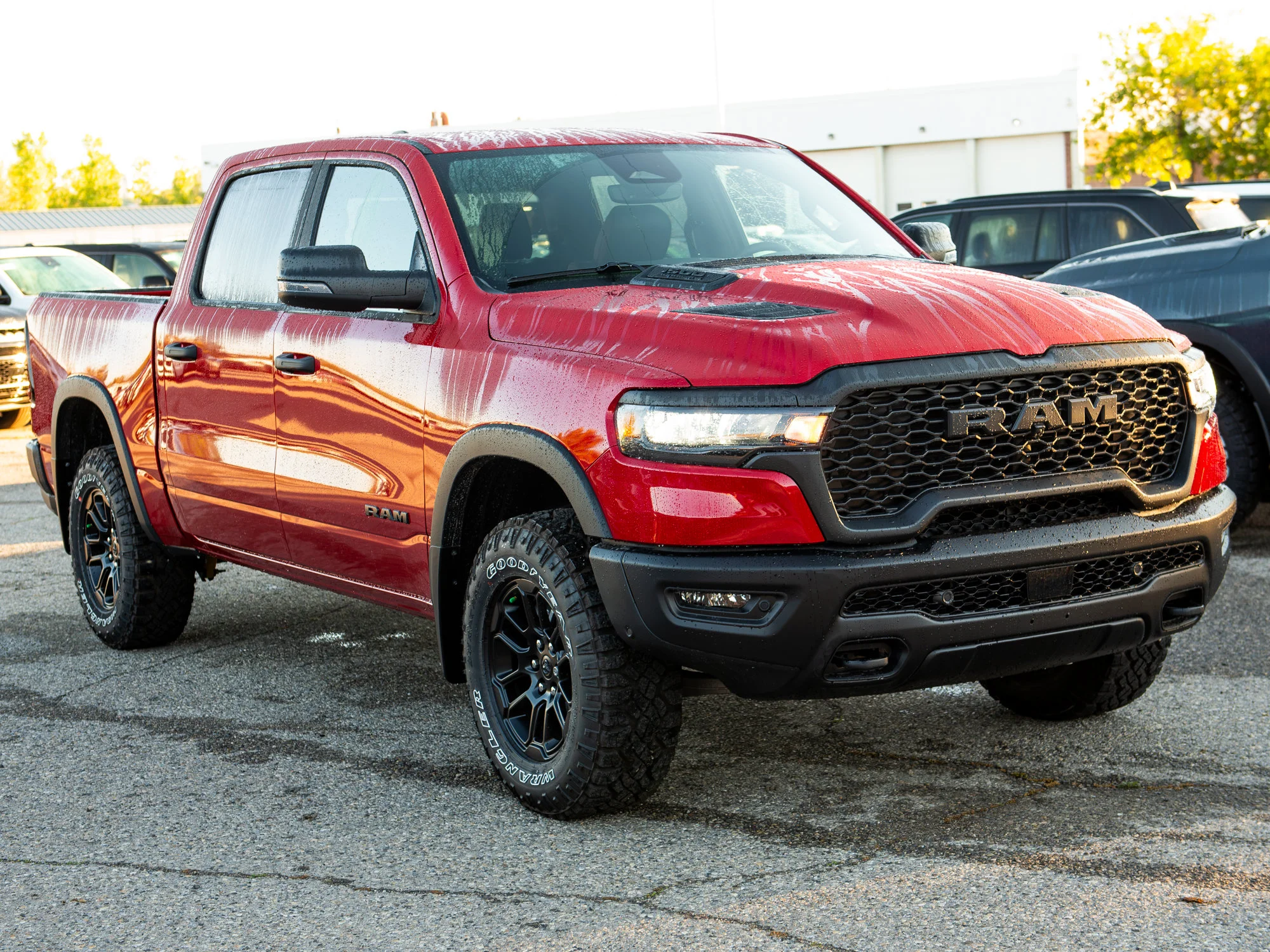 New 2026 Red RAM Rebel* Crew Cab 4x4, 33 Inch A/T Tires, Heated Seats/Wheel, Nav, Alpine Audio image 9