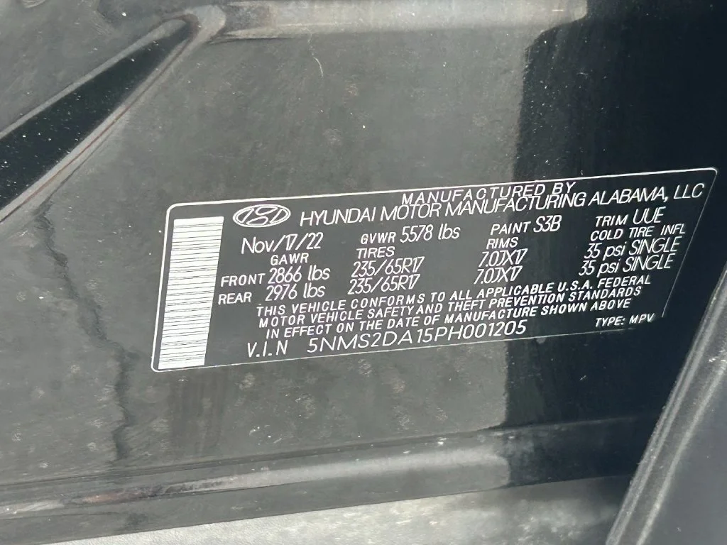 Used 2023 Twilight Black Hyundai Blue image 30