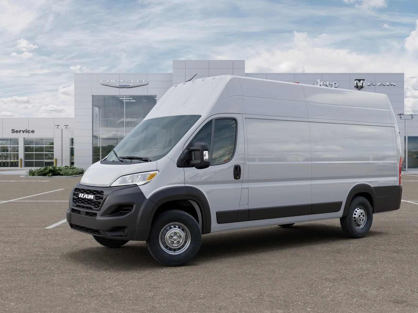 New 2026 Bright White Clear-Coat Exterior Paint RAM Super High Roof image 28