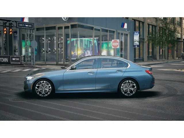 New 2026 Arctic Race Blue metallic BMW 330i image 4