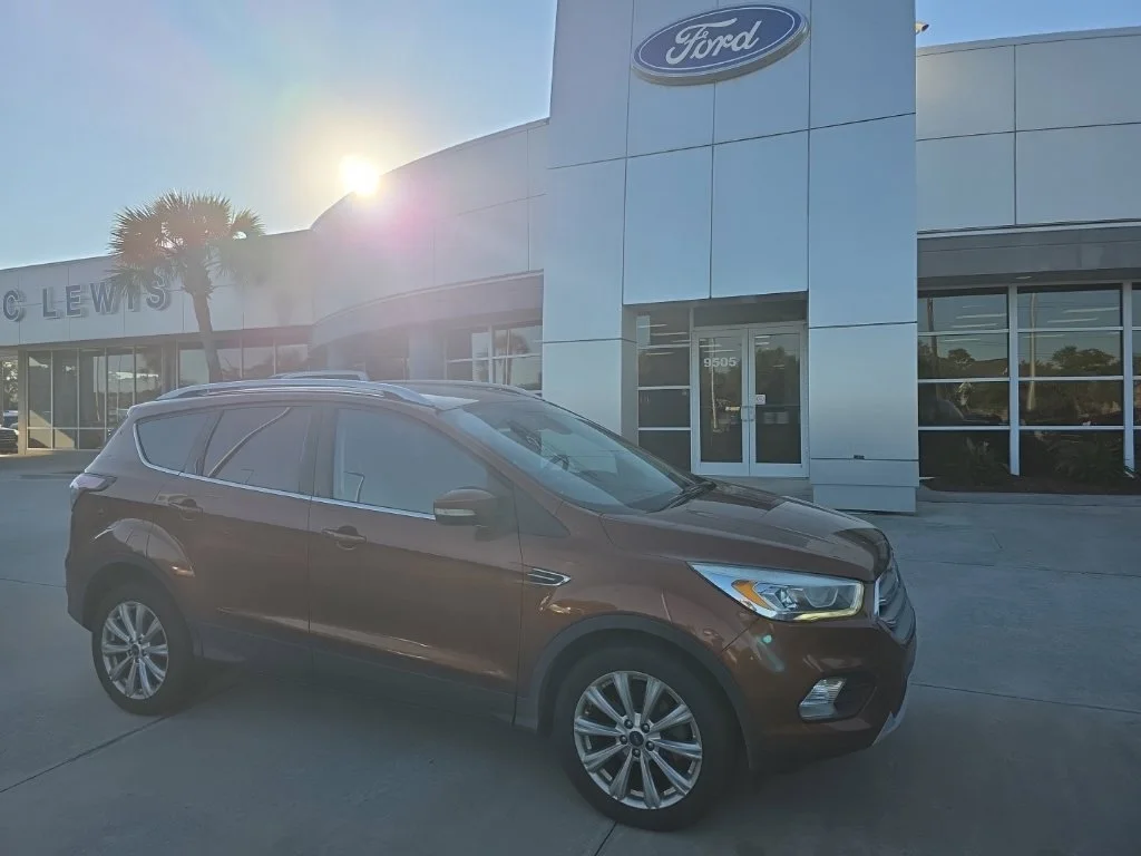 Used 2017 Red Ford Titanium image 1