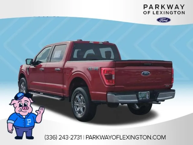 Used 2022 Red Ford XLT image 3