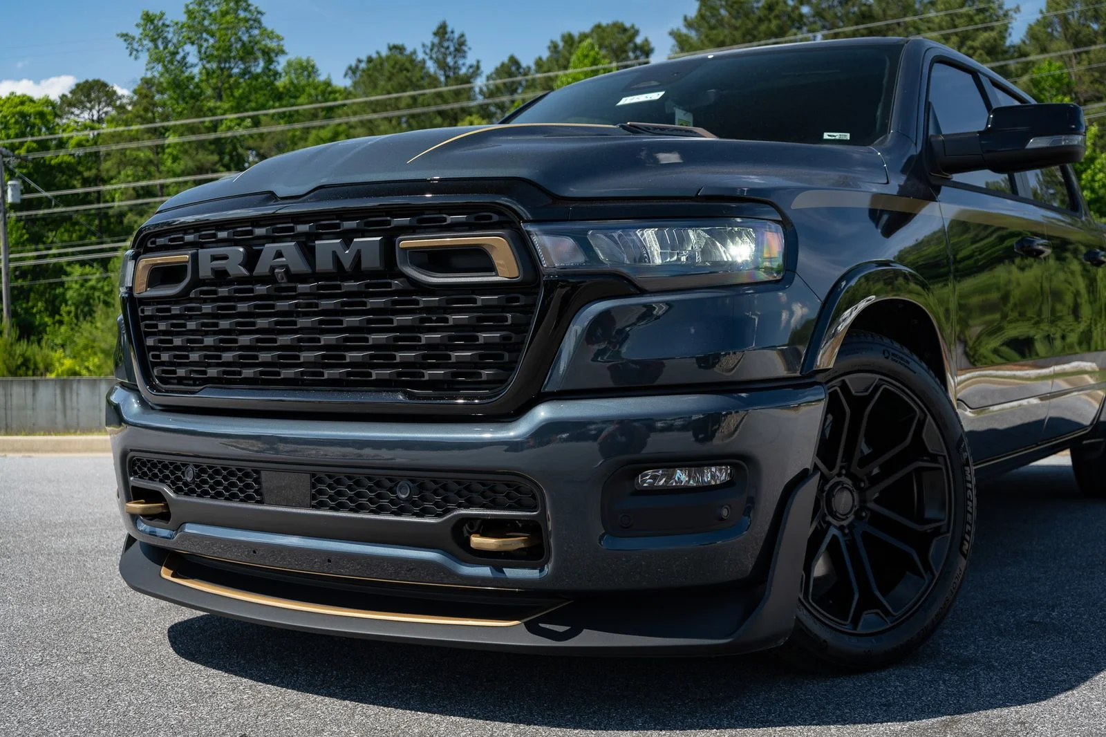 New 2026 Forged Blue Metallic Exterior Paint RAM Big Horn/Lone Star image 6