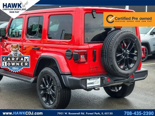 Certified Used 2025 Red Jeep Sahara 4xe image 6