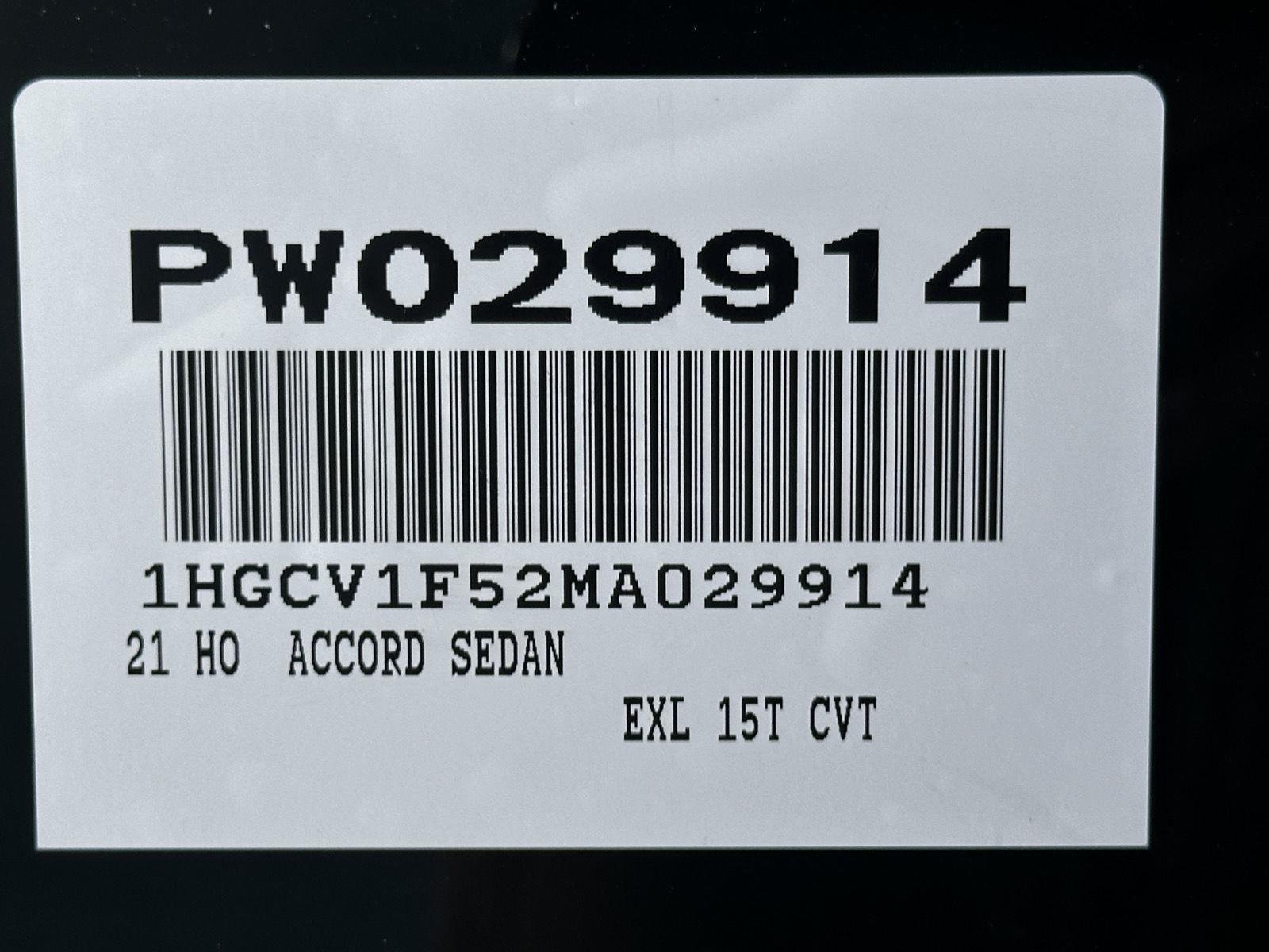 Used 2021 Platinum White Pearl Honda EX-L image 15