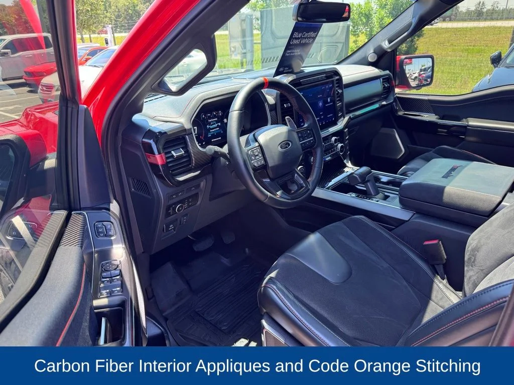 Certified Used 2023 Orange Metallic Ford Raptor image 9