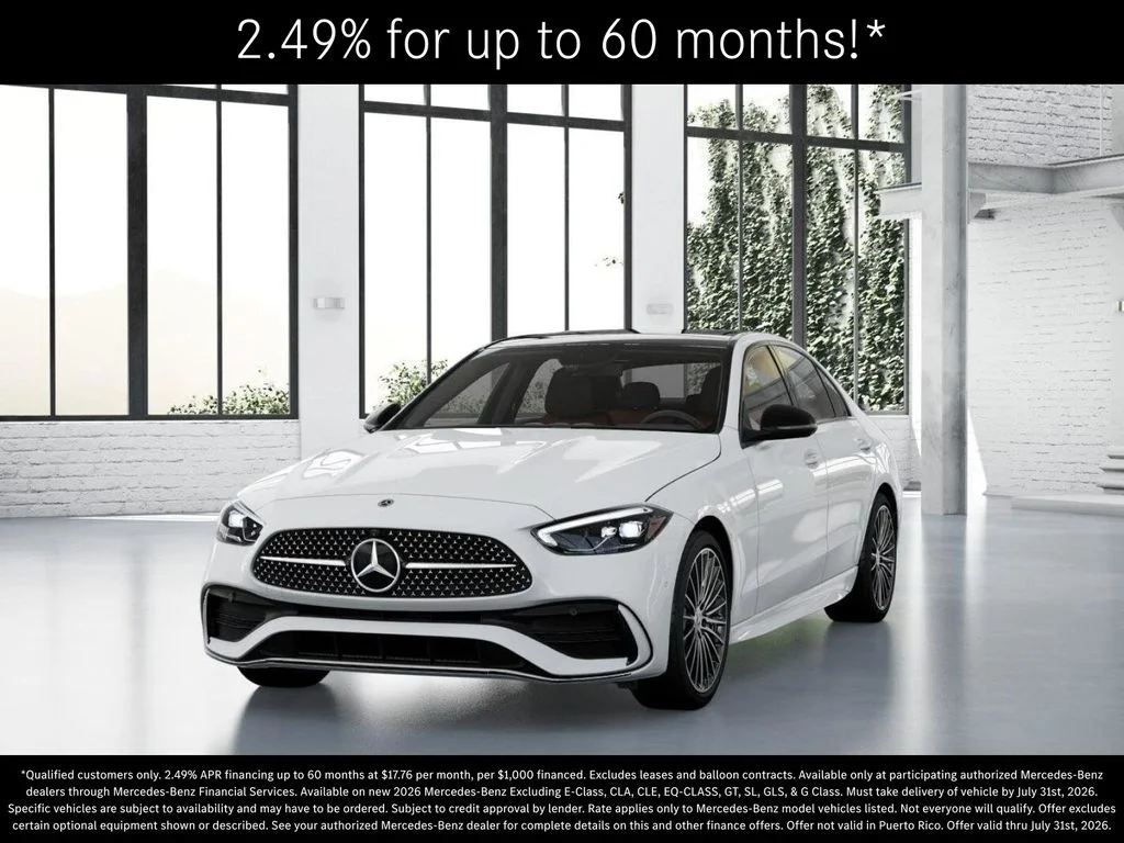 New 2026 Polar White Mercedes-Benz C 300 image 41