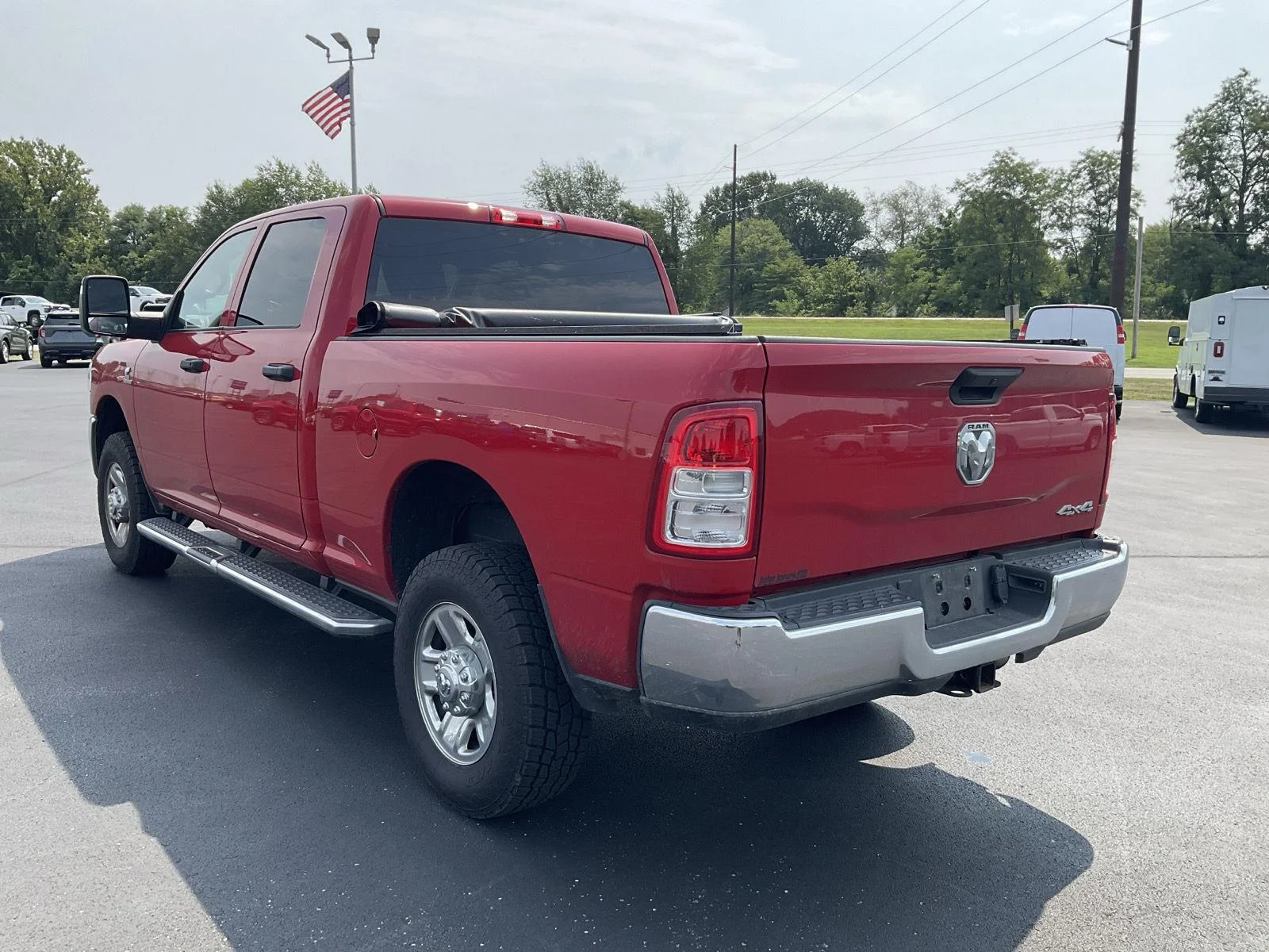 Used 2023 Flame Red Clearcoat Ram Tradesman image 8