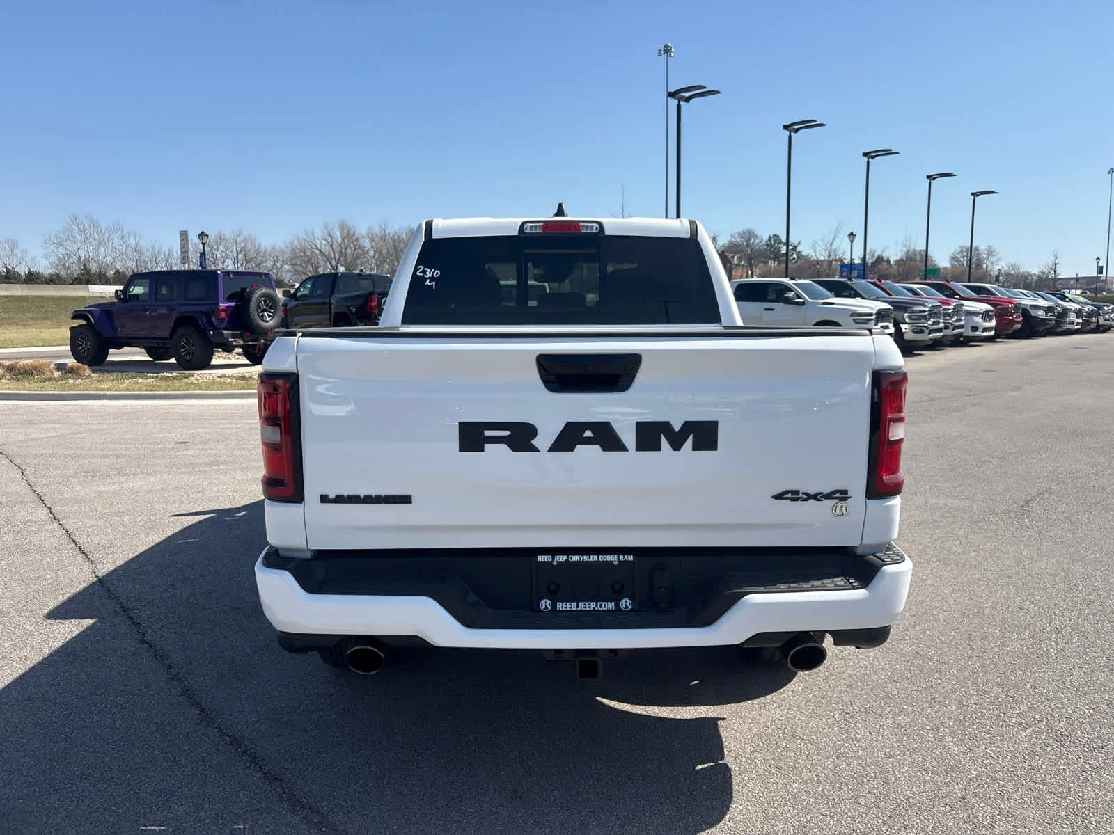 New 2026 Bright White Clearcoat Ram Laramie image 8