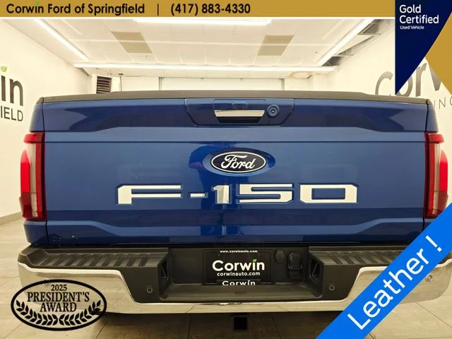 Certified Used 2024 Atlas Blue Metallic Ford Lariat image 5