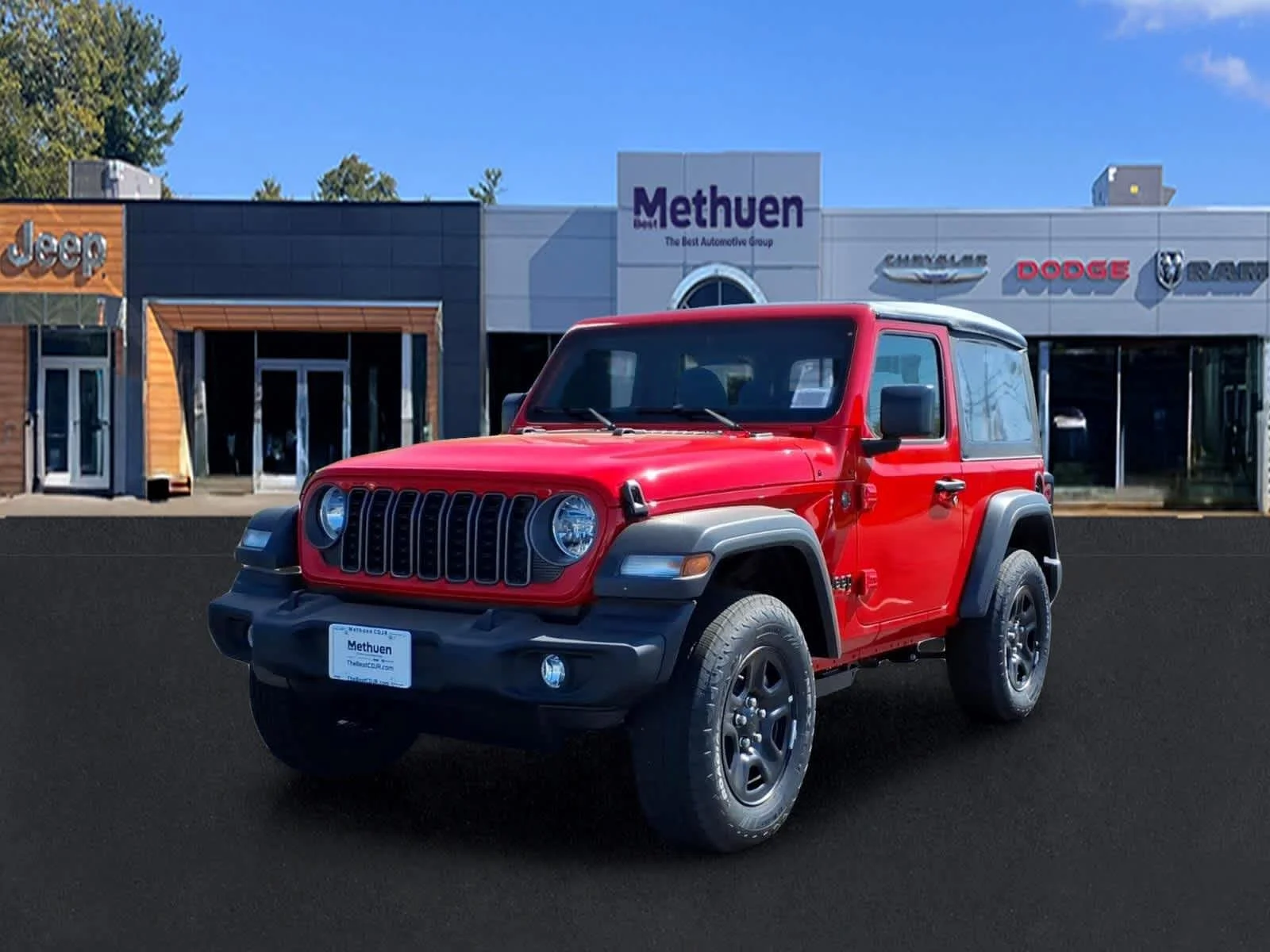 New 2026 Firecracker Red Clear-Coat Exterior Paint Jeep Sport image 3