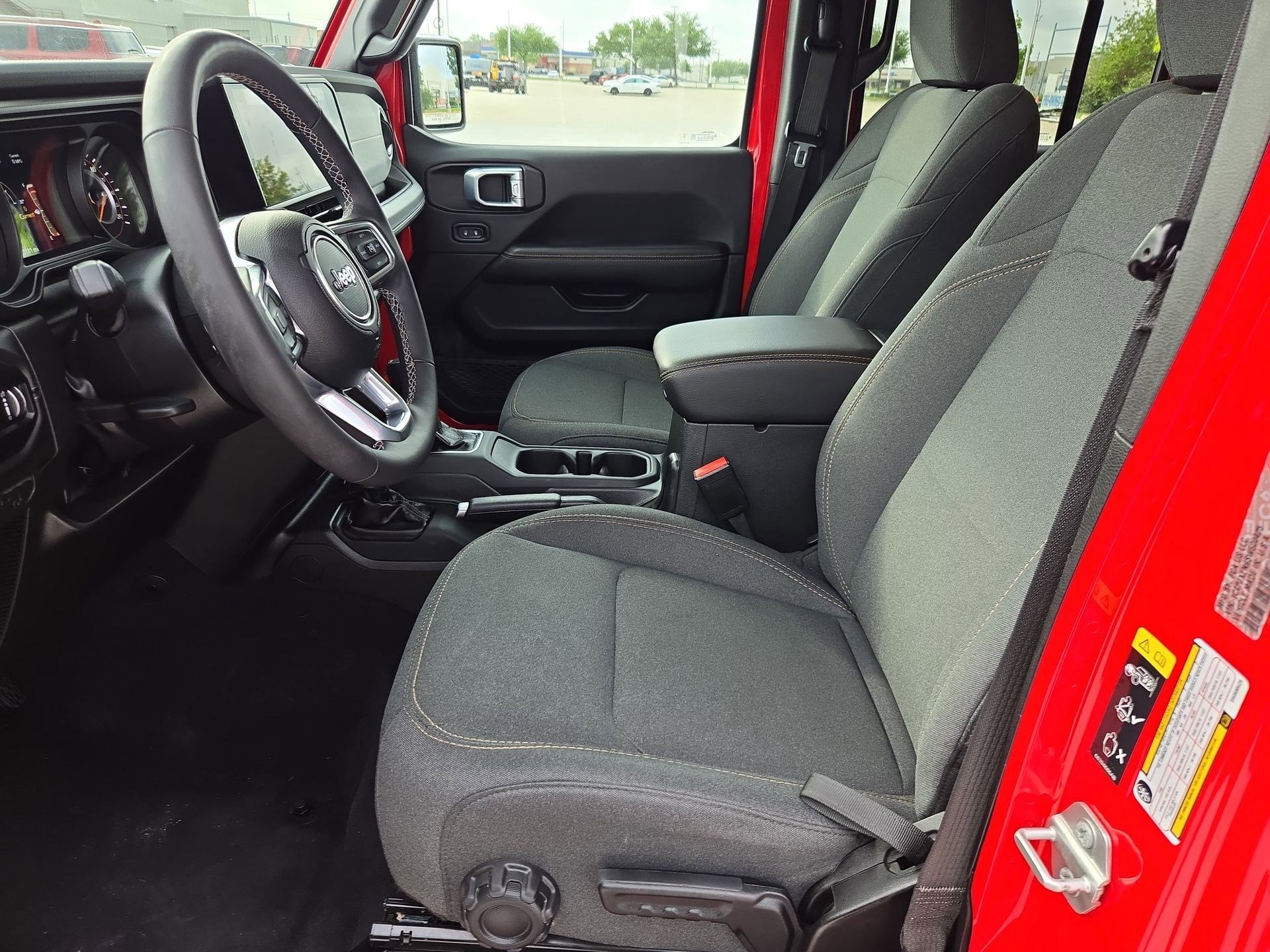 Used 2025 Firecracker Red Clearcoat Jeep Sahara image 15