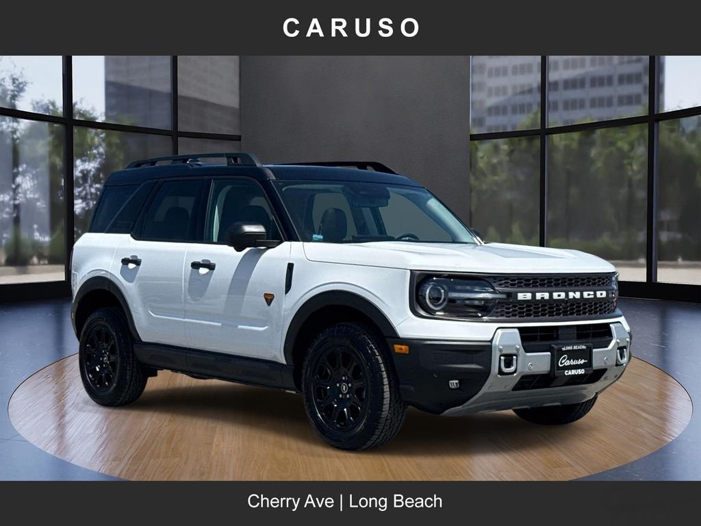 Used 2025 Oxford White Ford Badlands image 1
