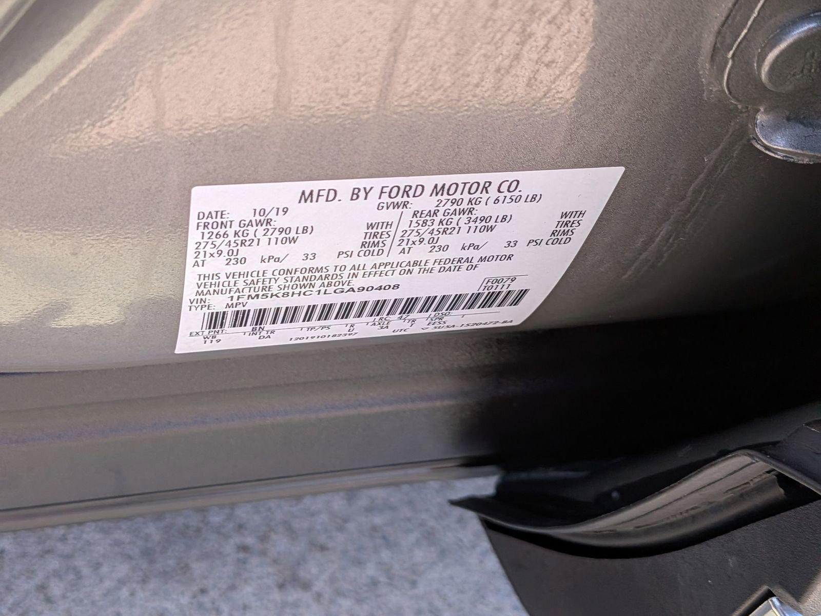 Used 2020 Silver Spruce Metallic Ford Platinum image 43