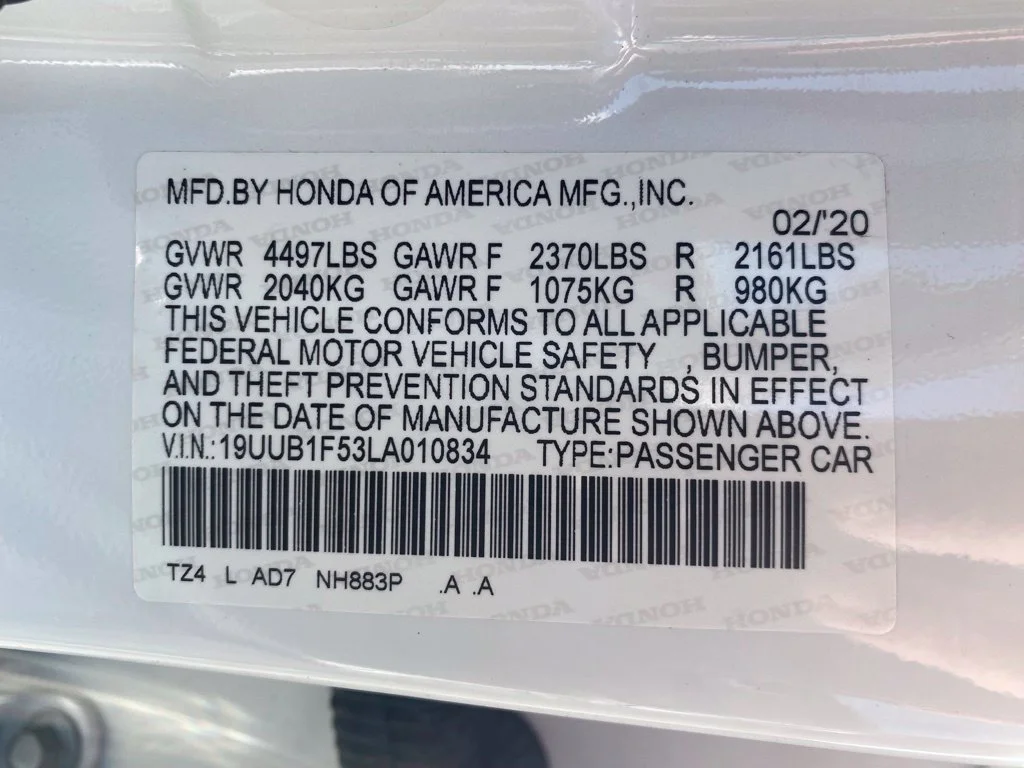 Used 2020 White Acura 2.4L Technology Pkg image 19