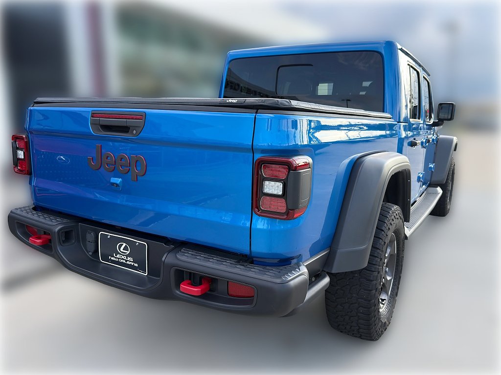Used 2022 Hydro Blue Pearl Coat Jeep Rubicon image 9
