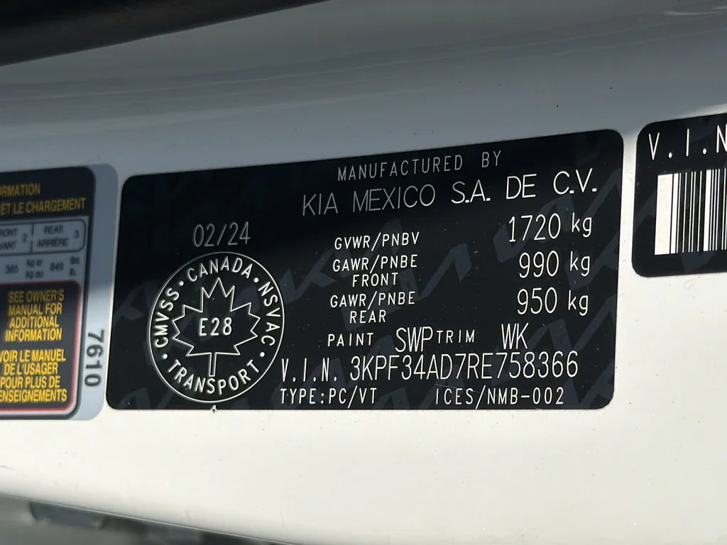 Certified Used 2024 White Kia EX+ image 30