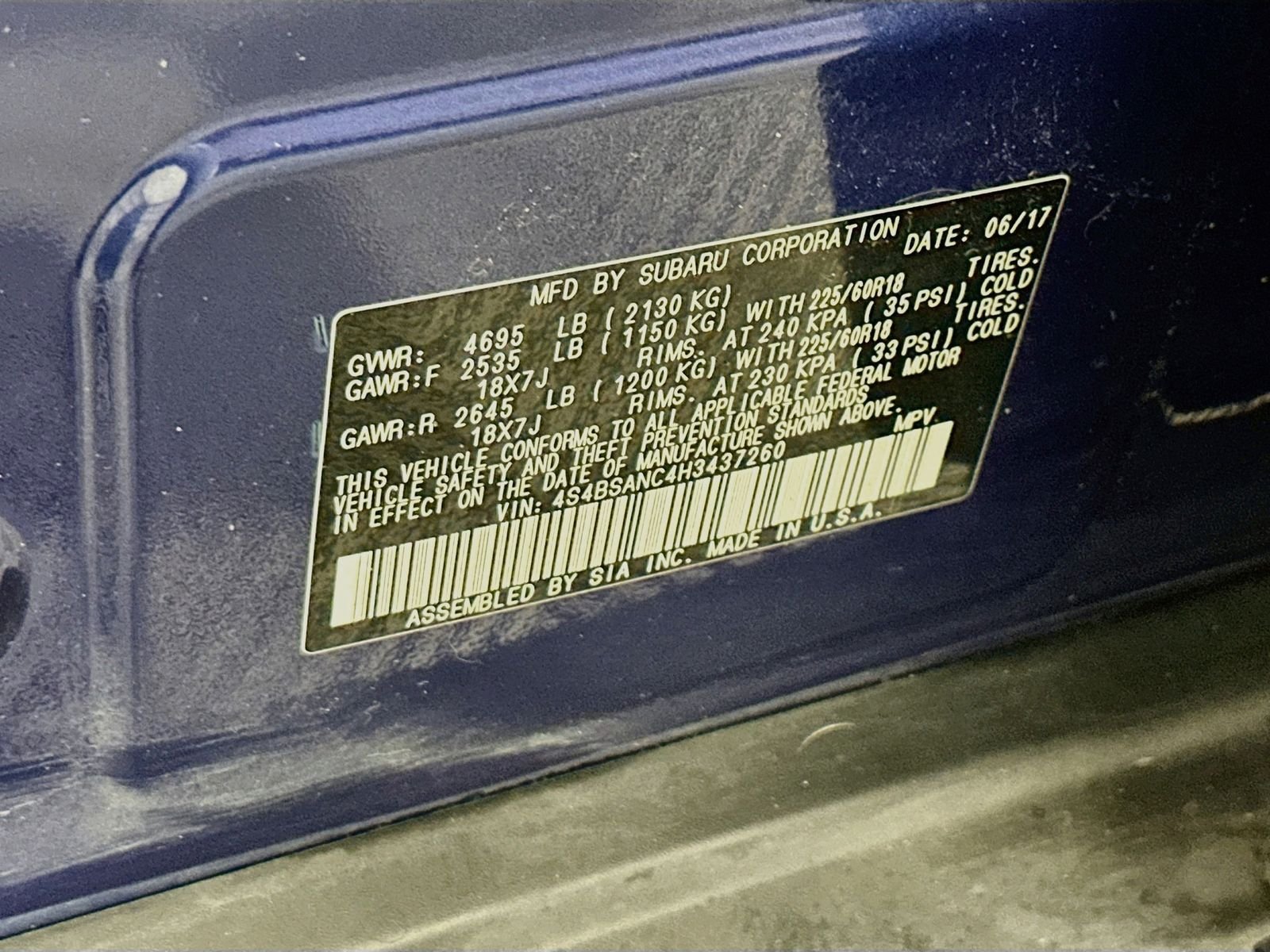 Used 2017 Lapis Blue Subaru 2.5i image 34